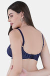Tweens Padded Non-Wired Full Coverage Super Support Bra - Blue — thumbnail 2